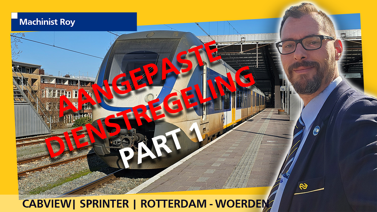 Cabview | NS | SLT | Sprinter | Rotterdam C - Woerden | Aangepaste Dienstregeling | Part 1