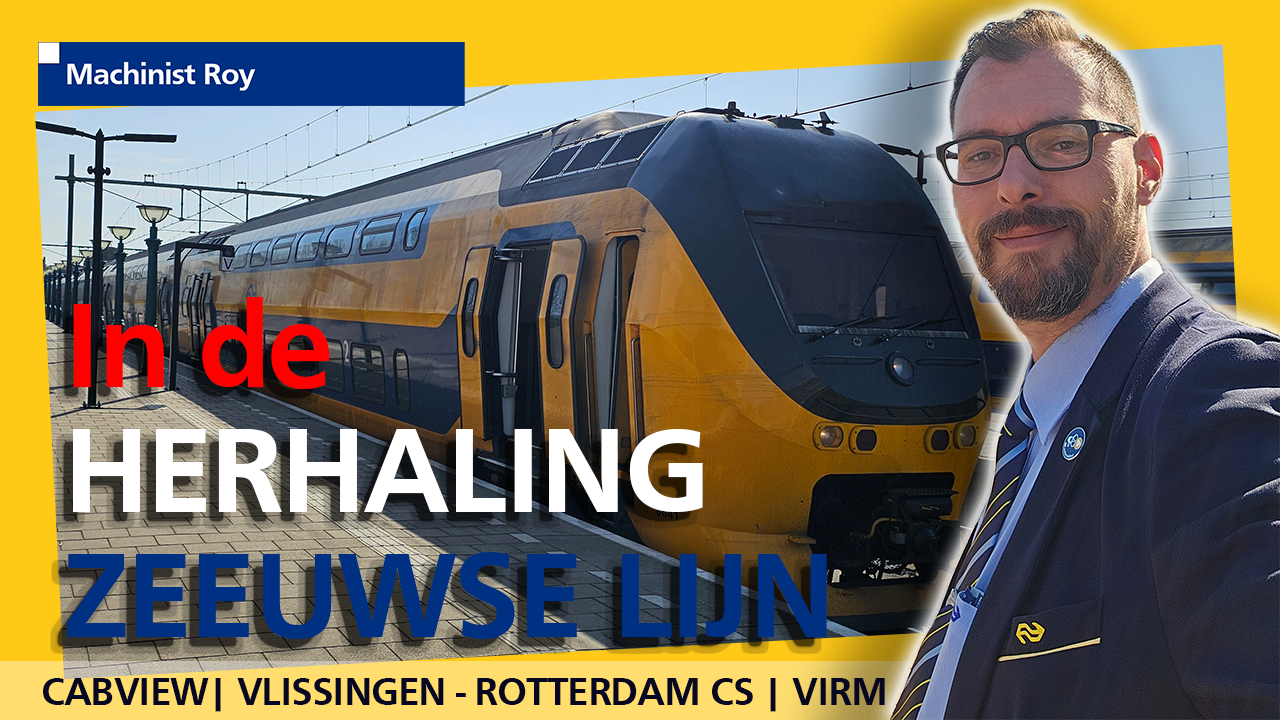 Cabview | NS | VIRM | Intercity | Vlissingen - Rotterdam CS | In de Herhaling | Zeeuwse Lijn